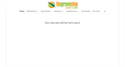 Desktop Screenshot of greenshopmsn.co.uk